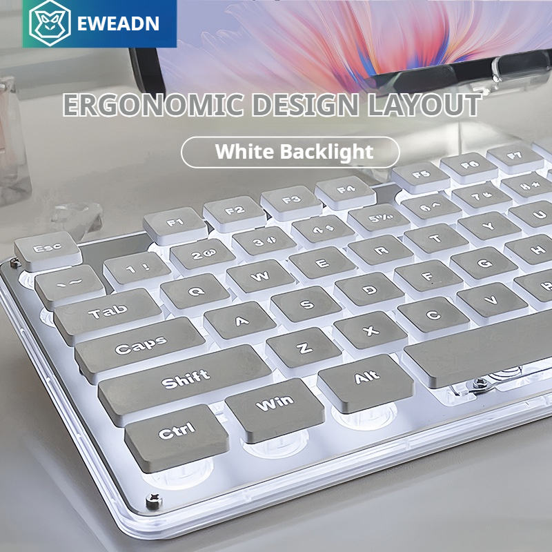 Gaming Keyboard Bundle - EWEADN V3 wireless Silent Office keyboard