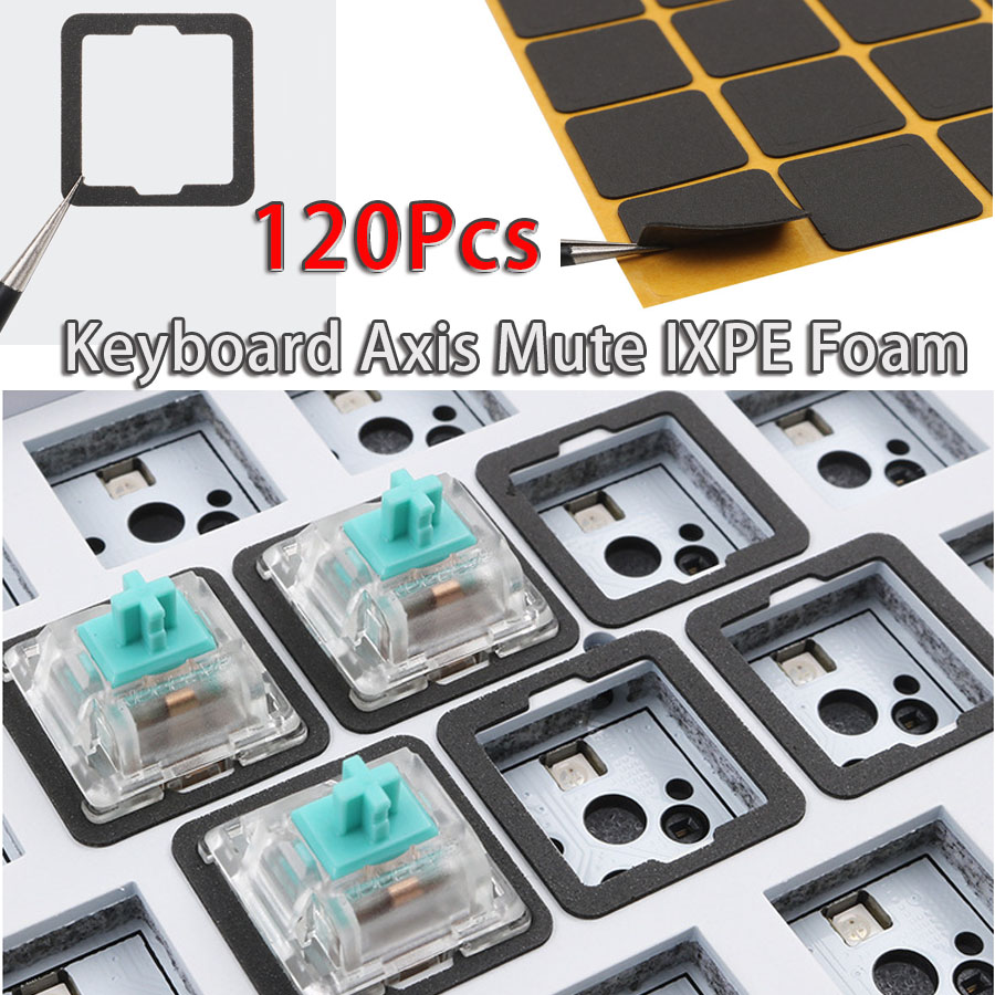 Foam Dampener Sheet - 120PCS DIY Keyboard Inter-Axis Foam Shaft