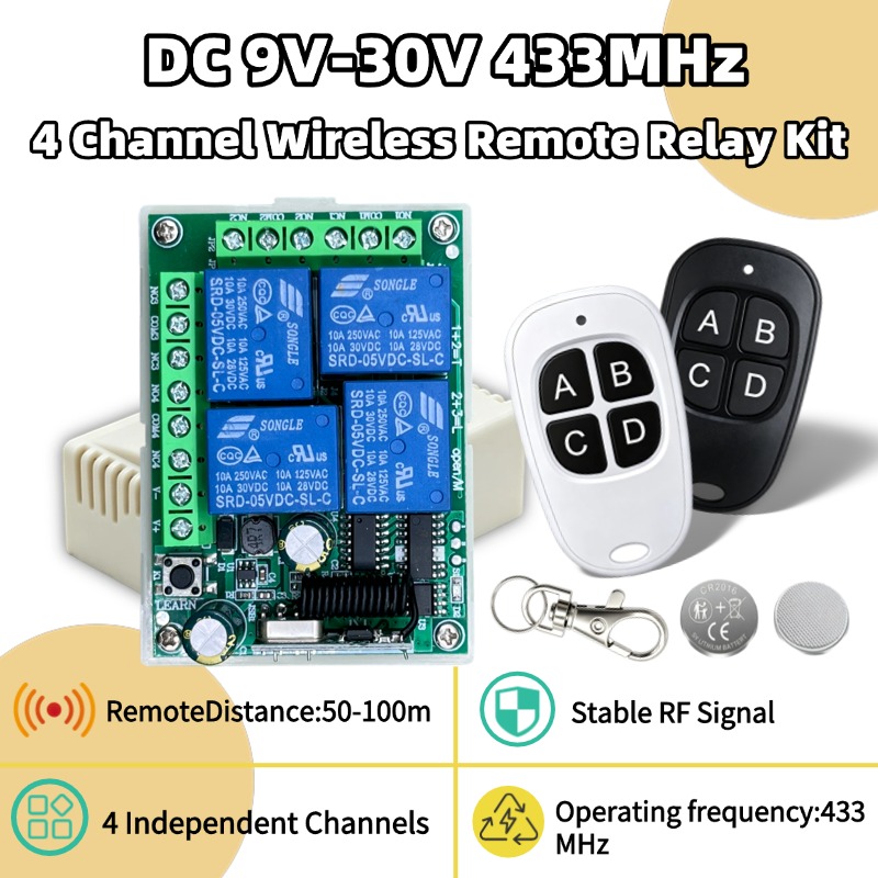 Switch Opener Tool - 433MHz Universal Wireless Remote Control DC