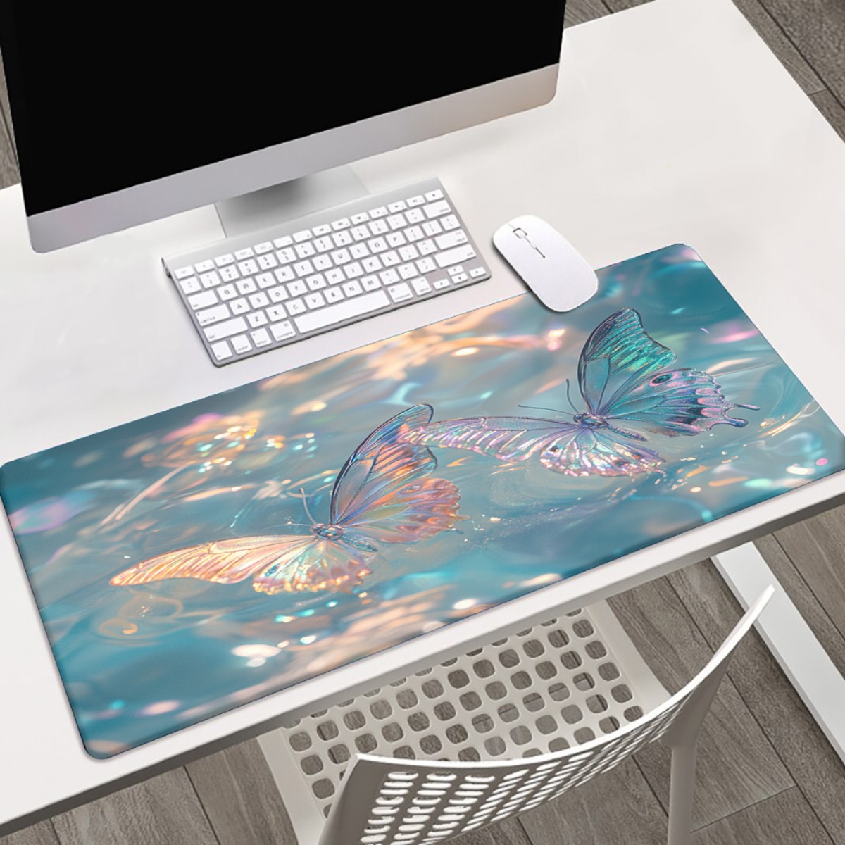 Gaming Keyboard Brand - Brand Iron Art Butterfly Mouse Pad