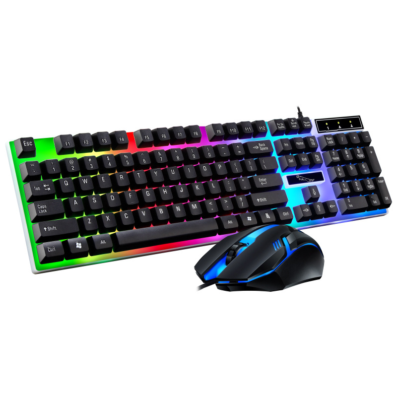 Gaming Keyboard Bundle - RGB Gaming Keyboard Gamer Keyboard And