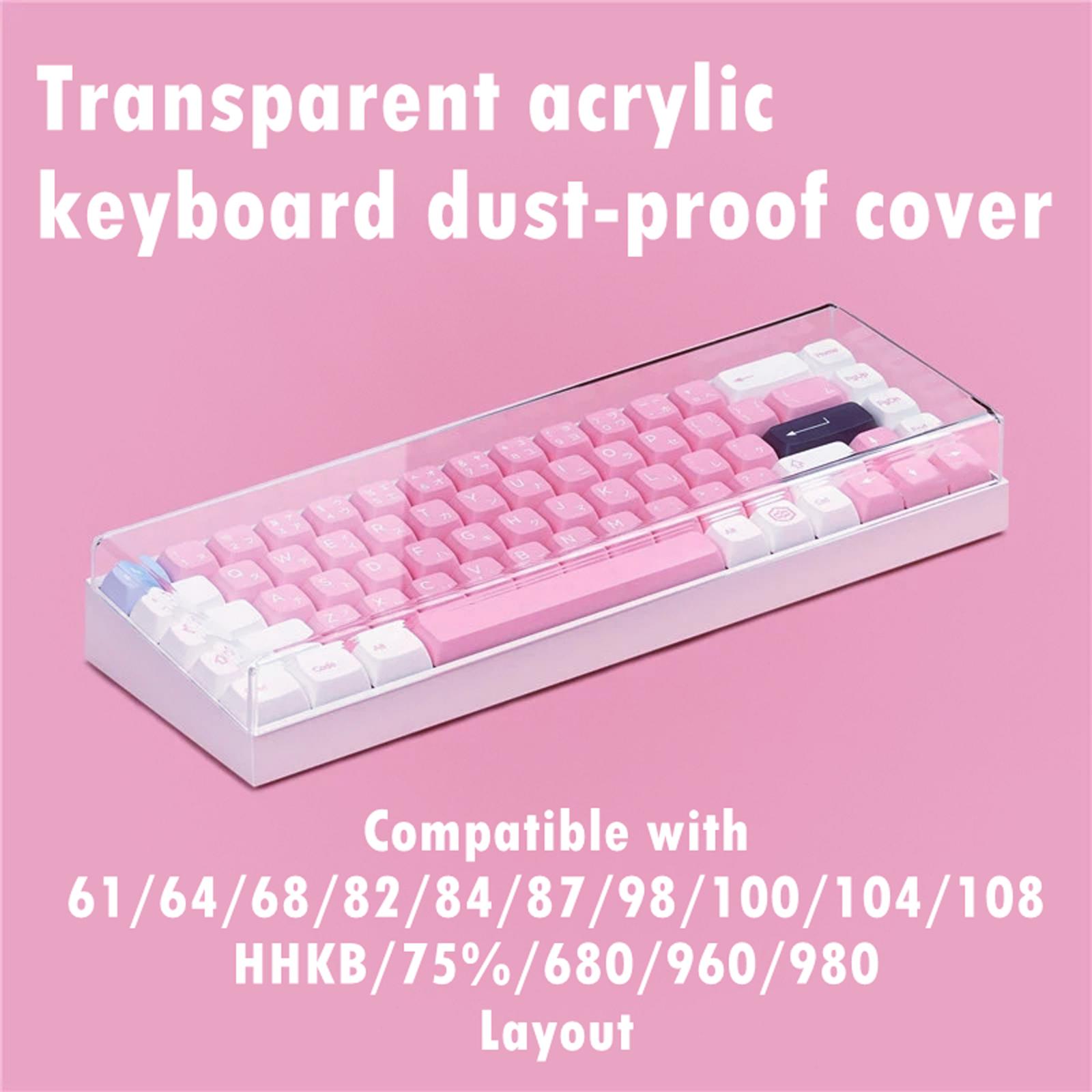 Gaming Keyboard Ergo - Acrylic Mechanical Keyboard Dust Cover Premium