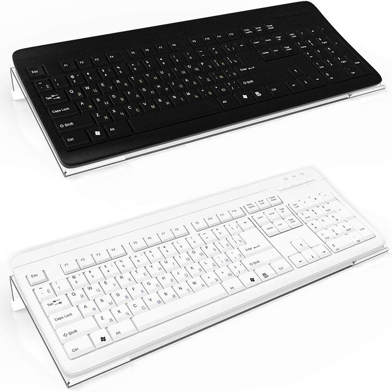 Gaming Keyboard Ergonomics - Clear Acrylic Ergonomic Keyboard Riser Stand