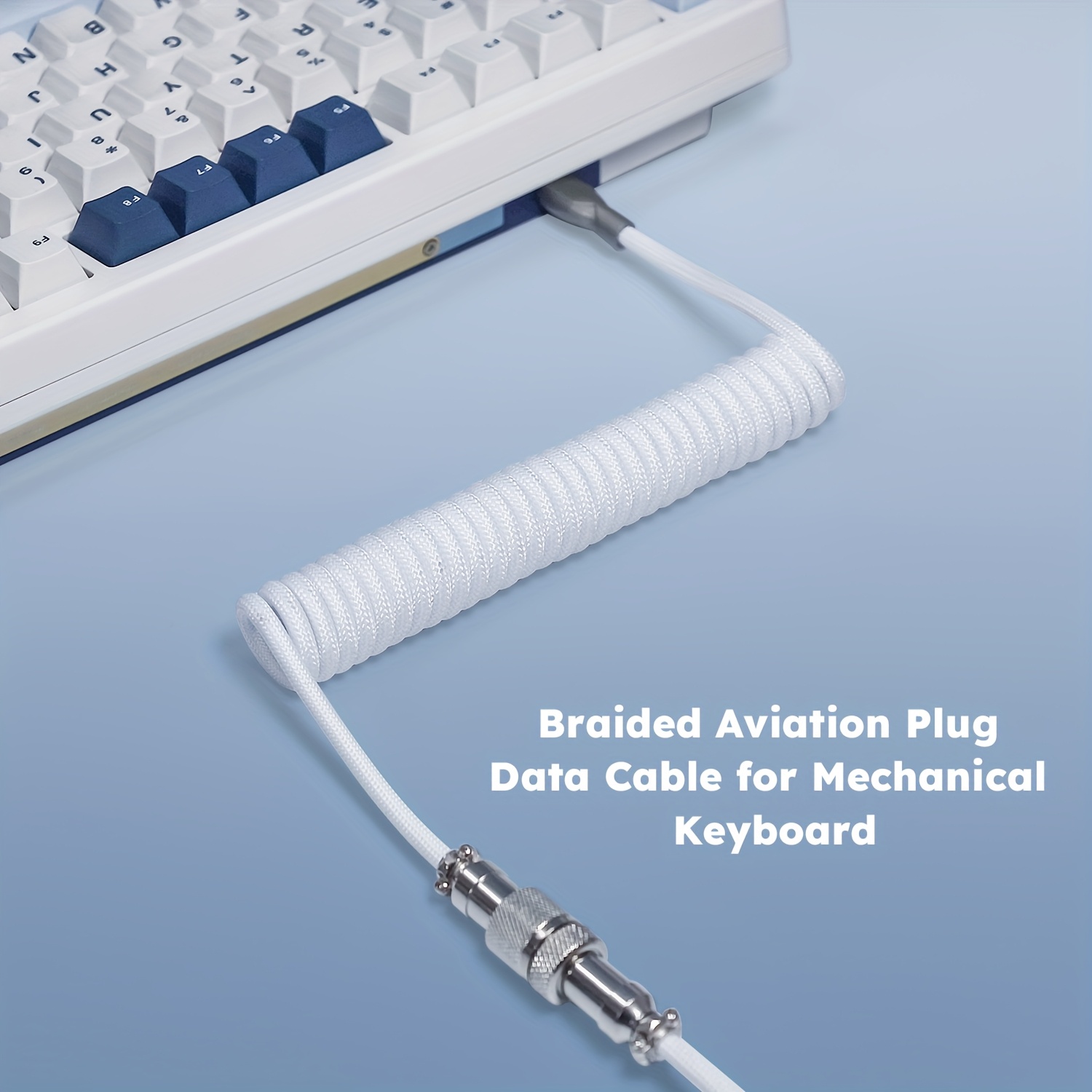 Coiled Usb Cable - Mechanical Keyboard Coiled Cable Wire Type