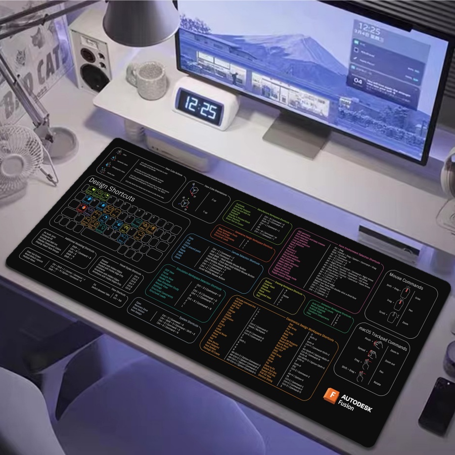 Keyboard Mouse Bundle Gaming - Autodesk Fusion Gaming Mousepad Shortcut Key