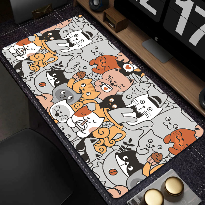 Gaming Keyboard And Mouse - Cute Cat Mouse Pad Gaming Mouse