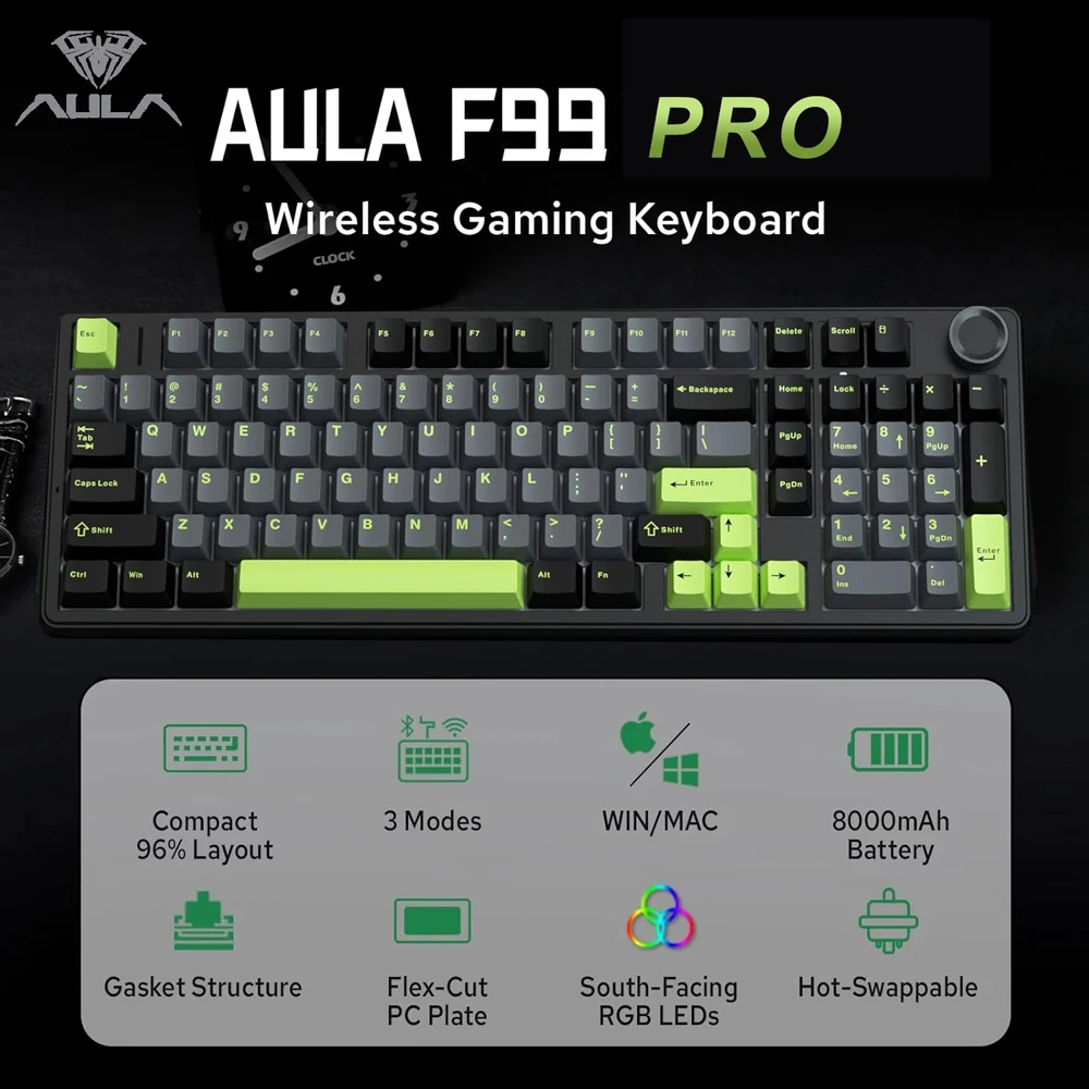 AULA F99PRO Gaming Mechanical  - Gaming Keyboard Thocky review and price