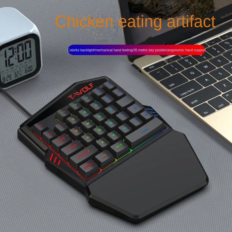 T-WOLF TF900 One Handed Keyboa - Gaming Keyboard Mobile review and price