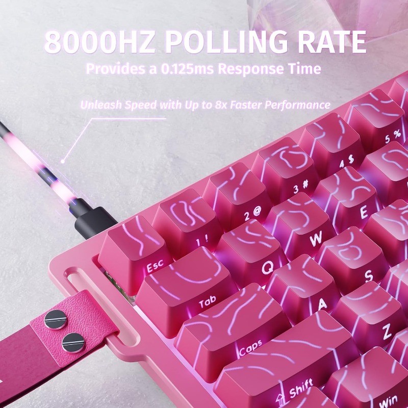 ATTACK SHARK X68 HE 8000Hz Rap - Keyboard Gaming Mac review and price