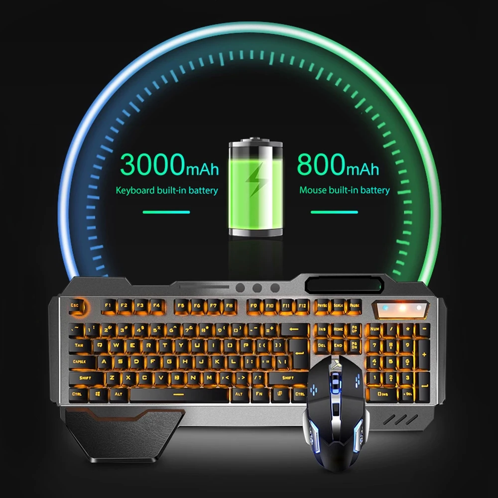 K680 Rechargeable 2.4G wireles - Gaming Keyboard Mini review and price