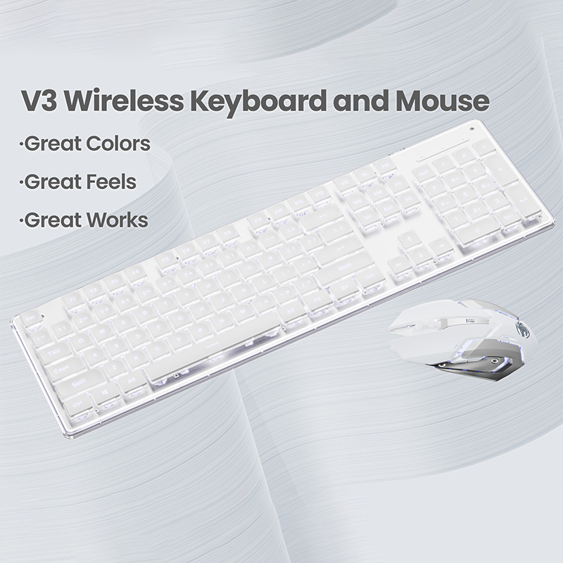 EWEADN V3 wireless Silent Offi - Gaming Keyboard Bundle review and price