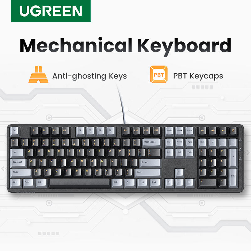 UGREEN Mechanical Keyboard 108 - Keyboard Gaming Mac review and price