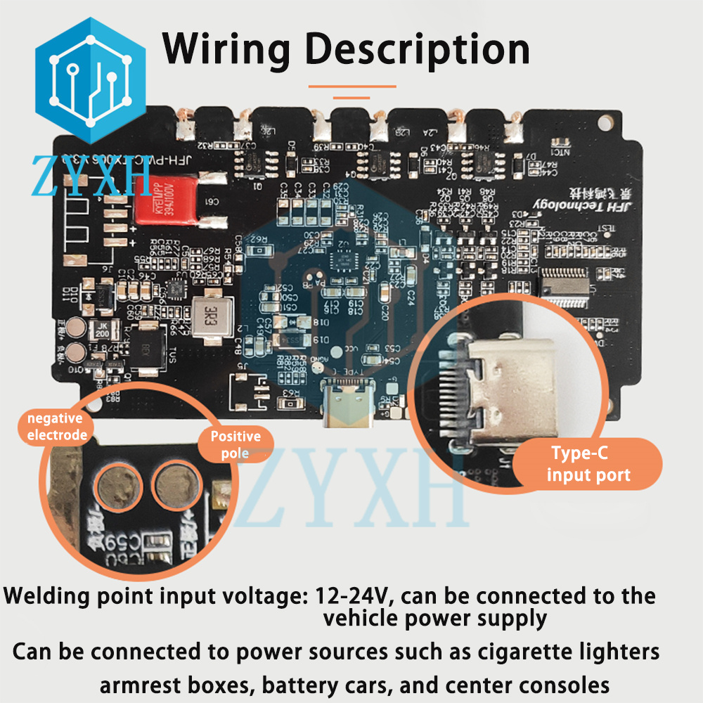 20W 22W Car Wireless Charging  - Coiled Usb Cable review and price