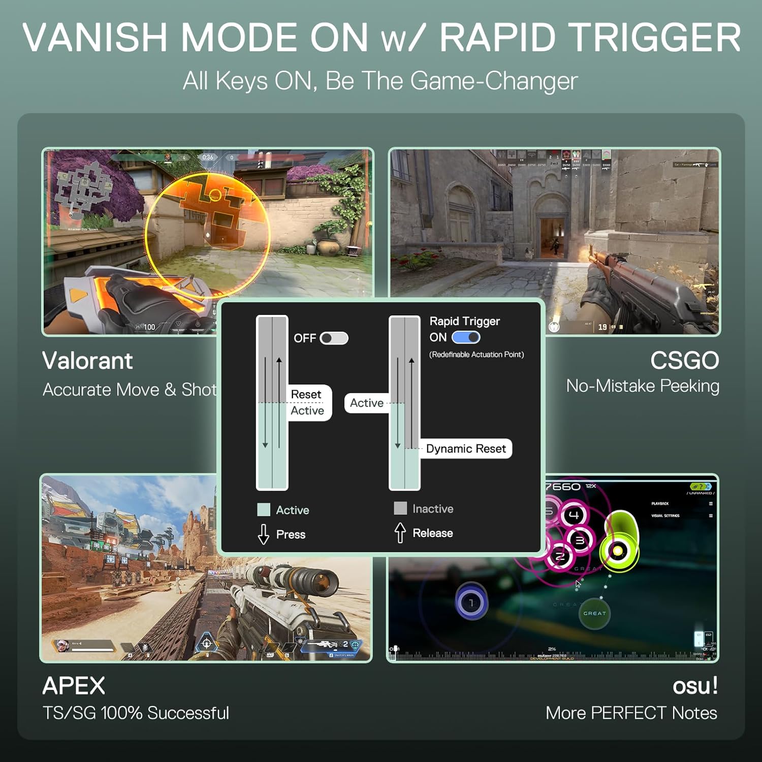 Redragon K585 HE Rapid Trigger - Gaming Keyboard Mobile review and price