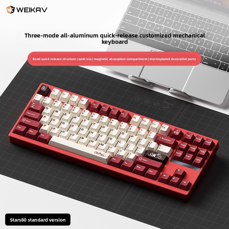 WEIKAV STARS80 TKL Mechanical  - Keyboard Gaming Mac review and price