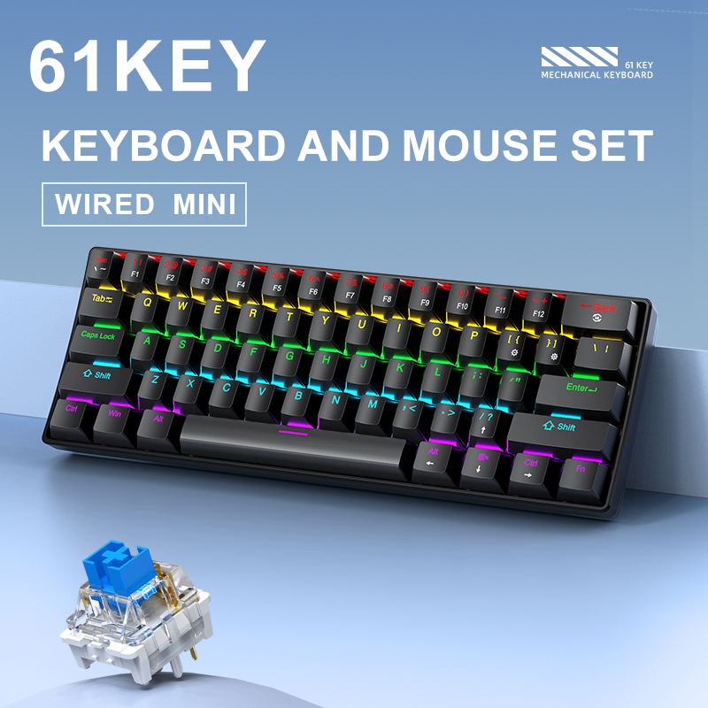 APAYADO K61 Mini Mechanical Ke - Gaming Keyboard Thocky review and price