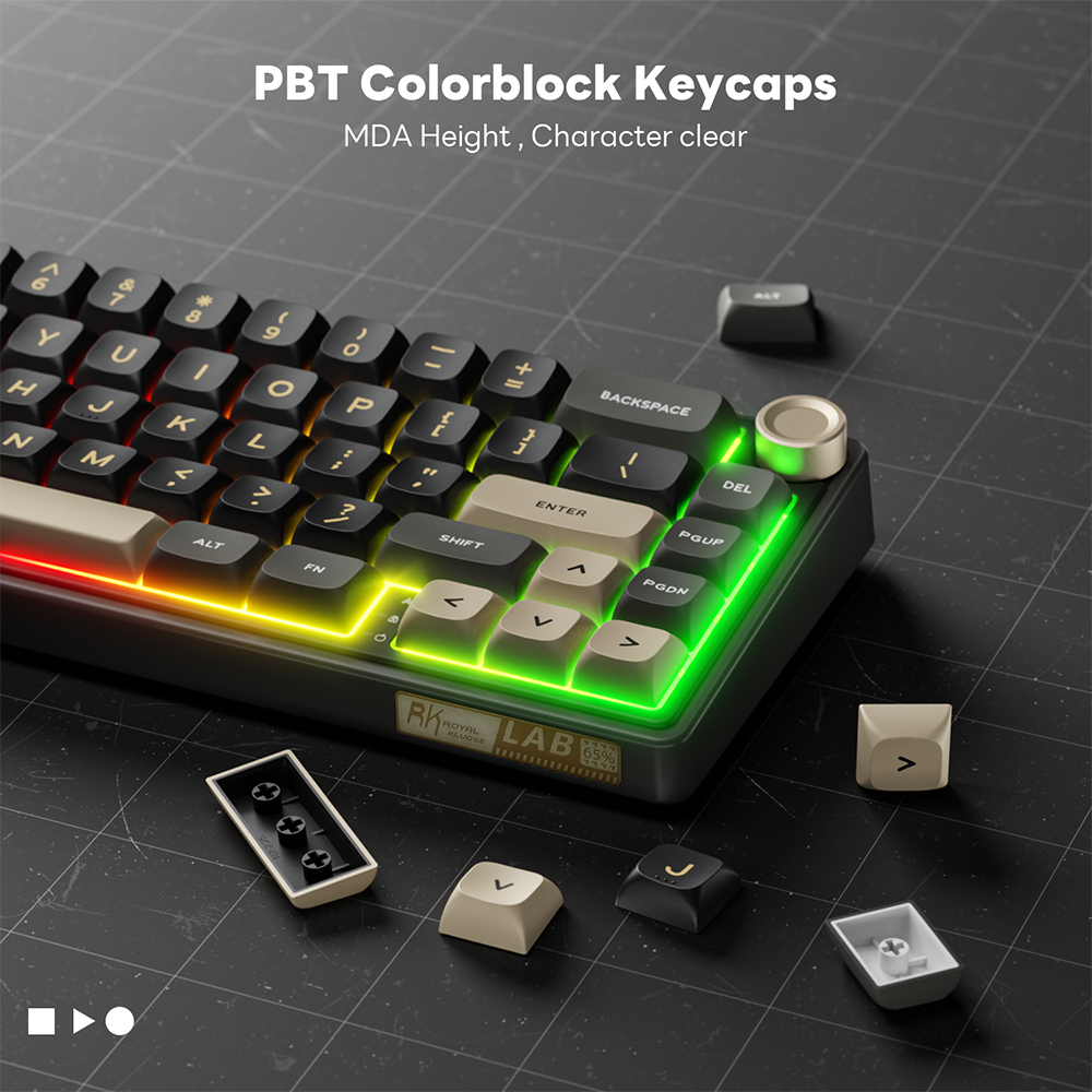 Royal Kludge RK R65 Brazilian  - Gaming Keyboard Thocky review and price