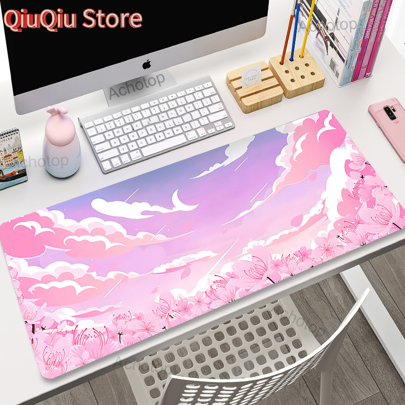 Pink Clouds Mouse Pad Gamer Mo - Keyboard Mouse Bundle Gaming review and price