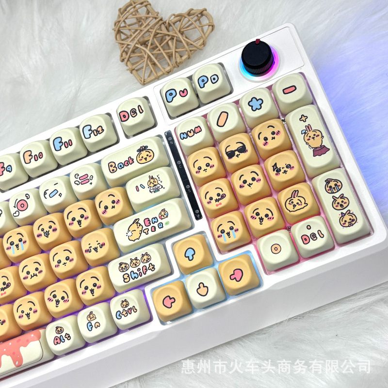 Chiikawa Cute Emoji Keycap Set - Gaming Keyboard Emoji review and price