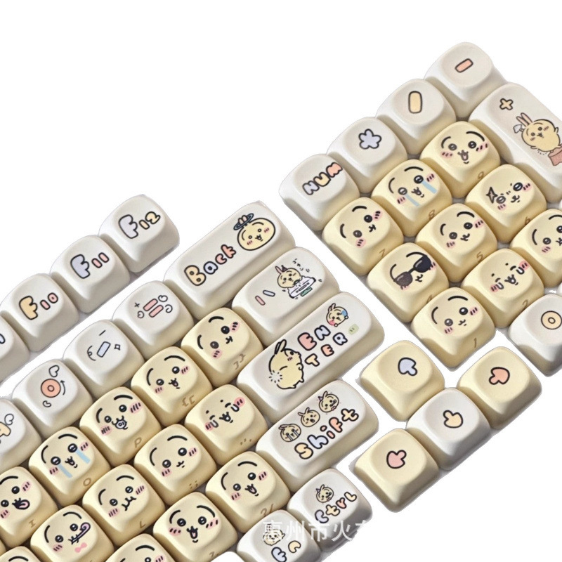 Chiikawa Cute Emoji Keycap Set - Gaming Keyboard Emoji review and price