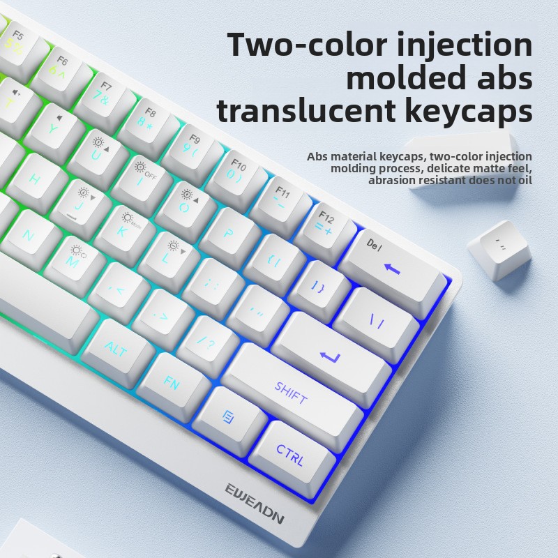 61 keys wireless Mini keyboard - Gaming Keyboard No Noise review and price