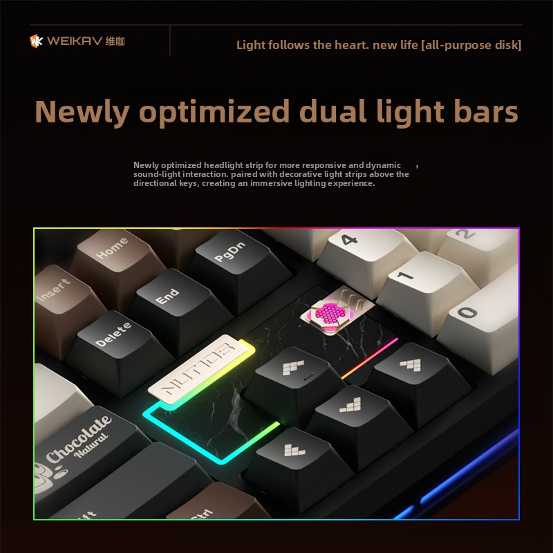 WEIKAV NUT108 Mechanical Keybo - Gaming Keyboard Ergo review and price