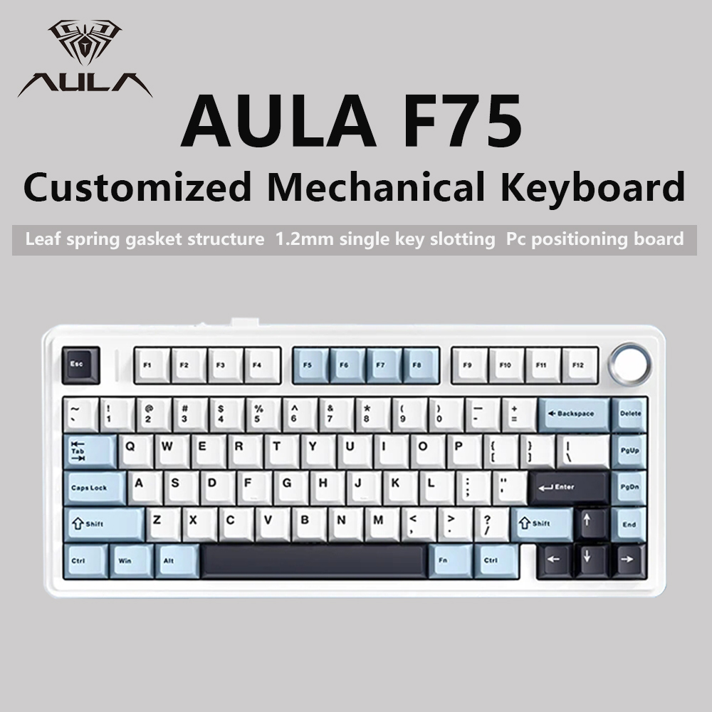 AULA F75 2.4G Wireless/Bluetoo - Gaming Keyboard Thocky review and price
