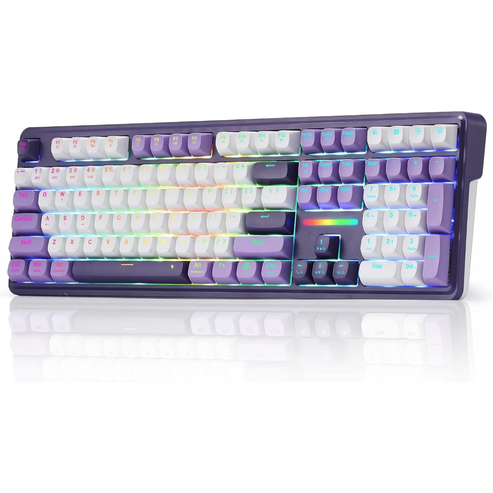 Wireless RGB Mechanical Gaming - Gaming Keyboard No Noise review and price
