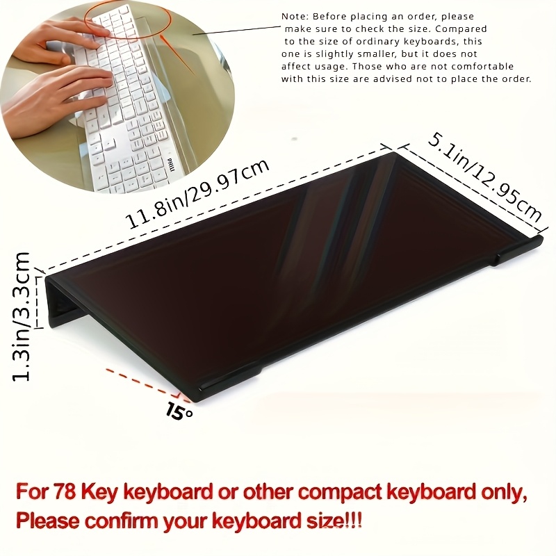 Acrylic keyboard stand, transp - Gaming Keyboard Brand review and price