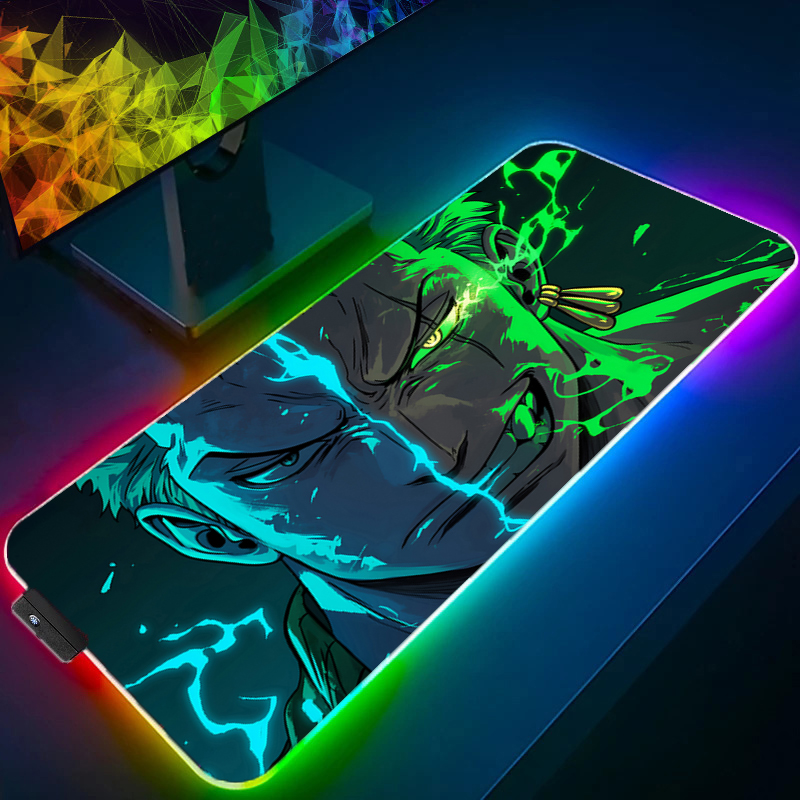 ONE PIECE Zoro Mouse Pad RGB G - Gaming Keyboard Brands review and price