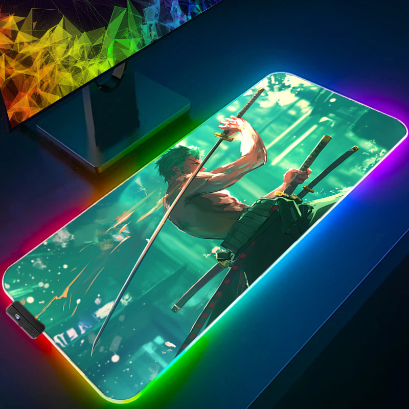 ONE PIECE Zoro Mouse Pad RGB G - Gaming Keyboard Brands review and price