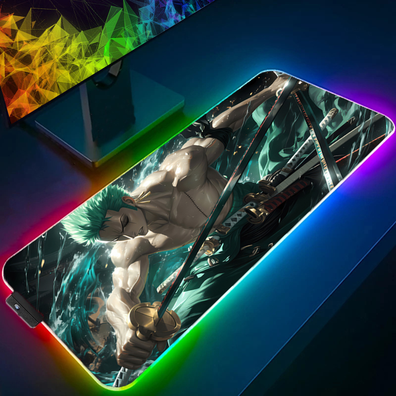 ONE PIECE Zoro Mouse Pad RGB G - Gaming Keyboard Brands review and price