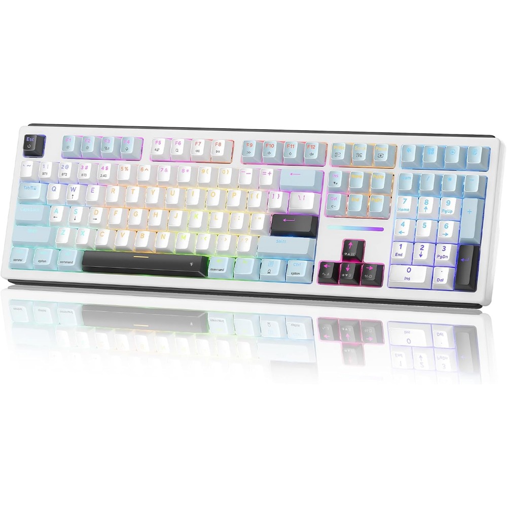 108-Key Mechanical Gaming Keyb - Gaming Keyboard No Noise review and price