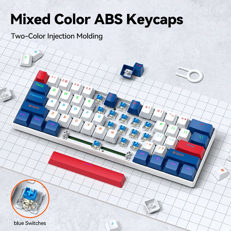 T-WOLF T60 61 Keys Mini Mechan - Gaming Keyboard Not Typing review and price