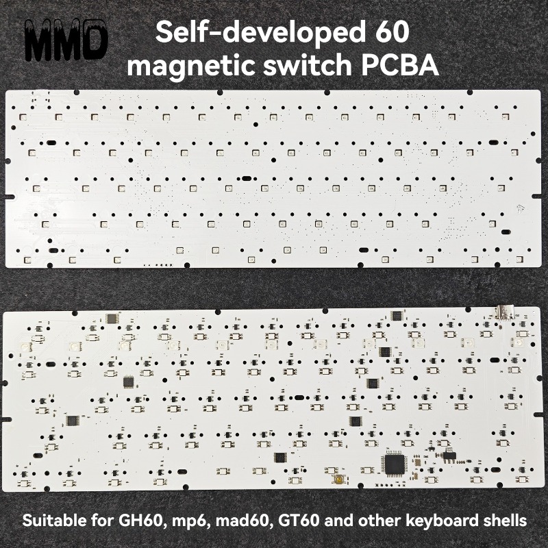 Magnetic Switch Keyboard PCBA  - Hot Swap Pcb review and price