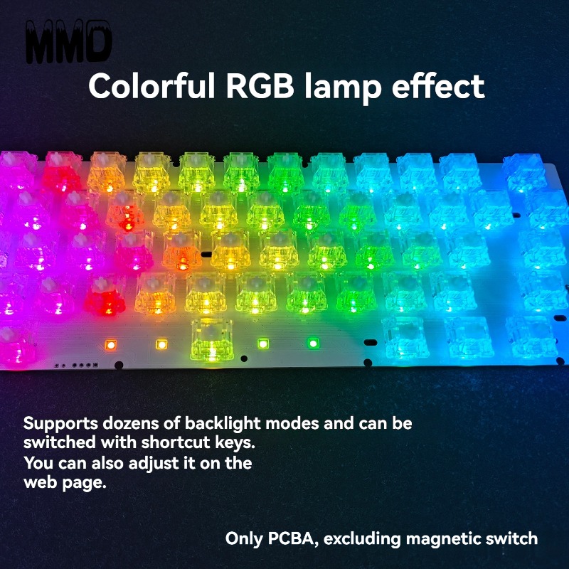 Magnetic Switch Keyboard PCBA  - Hot Swap Pcb review and price