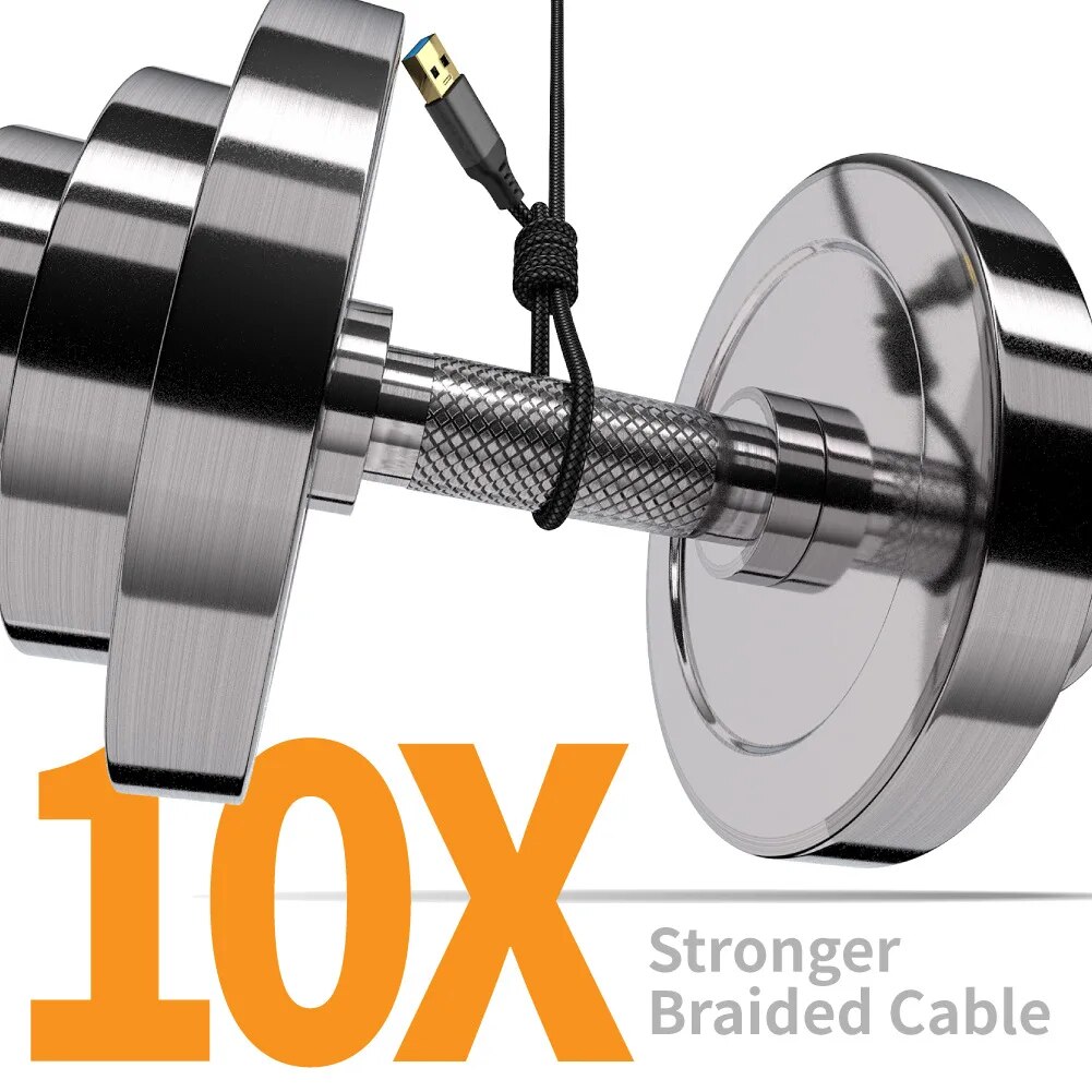 USB 3.0 Nylon Braided Extensio - Coiled Usb Cable review and price