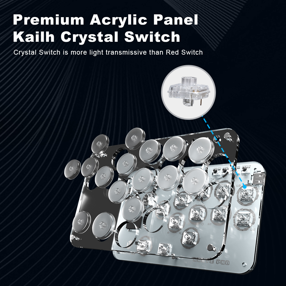 Haute42 Arcade Joystick Hitbox - Gaming Keyboard Mini review and price