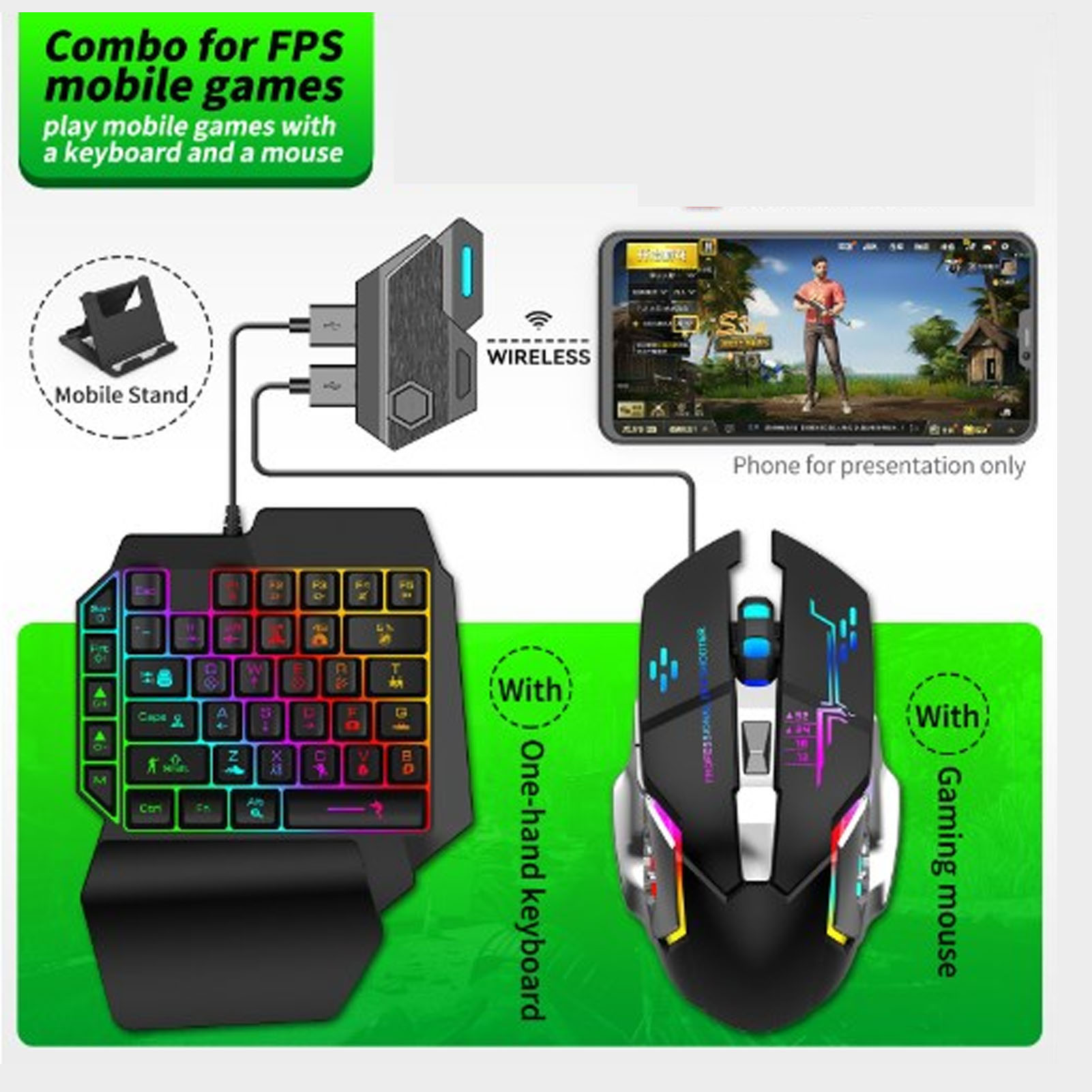 Mobile Game Combo Pack Bluetoo - Gaming Keyboard Mobile review and price