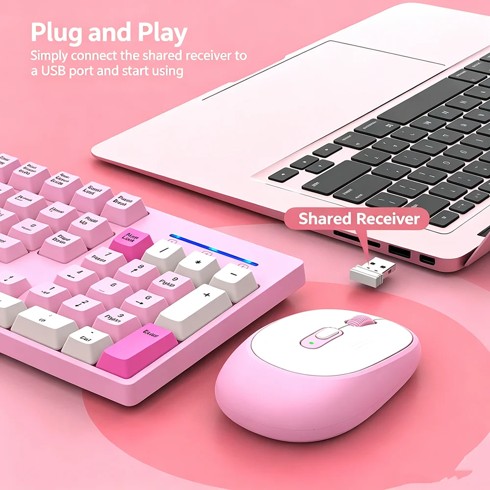 KEBIDUMEI 2.4G Wireless Keyboa - Gaming Keyboard Bundle review and price