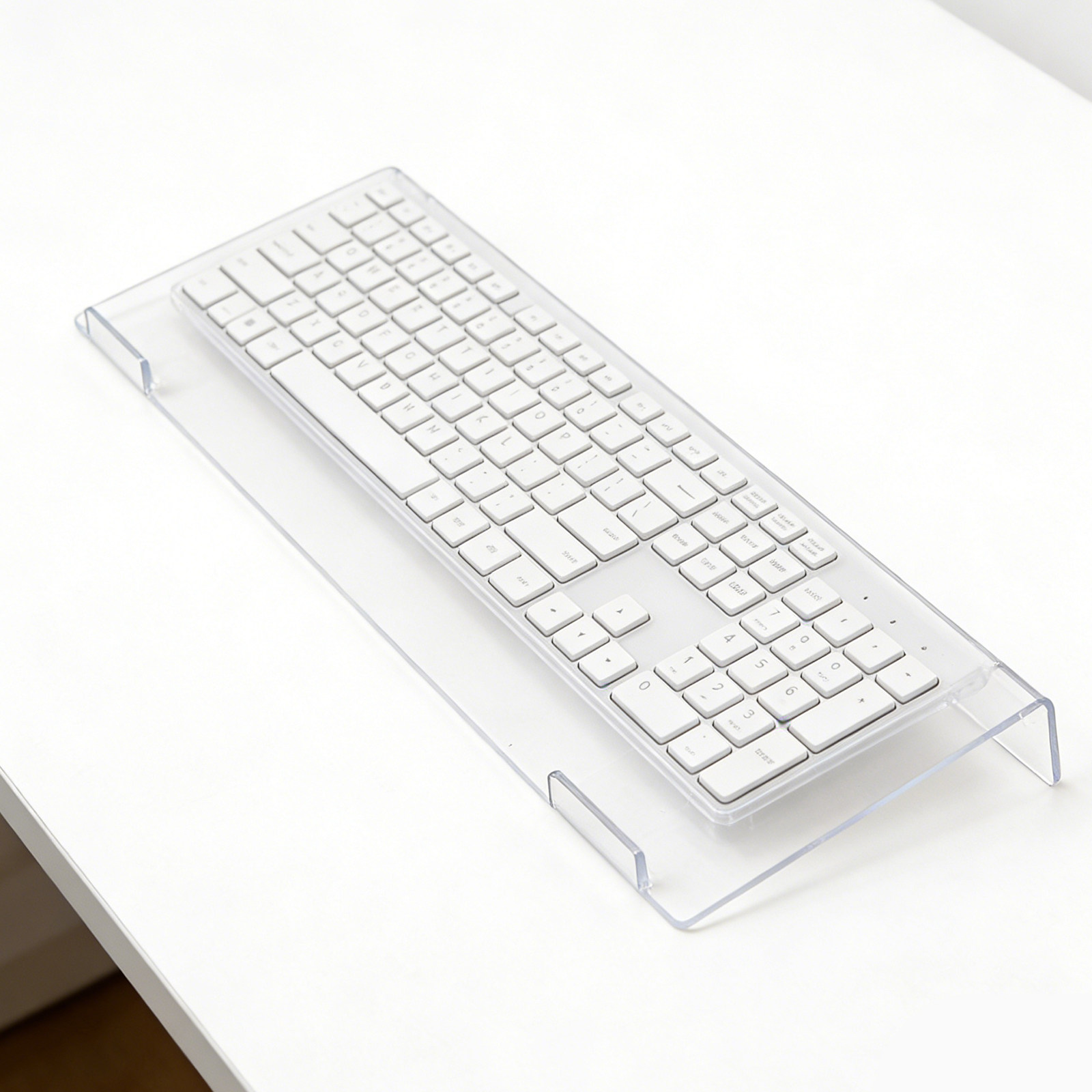 Clear Acrylic Keyboard Riser S - Gaming Keyboard Ergonomics review and price