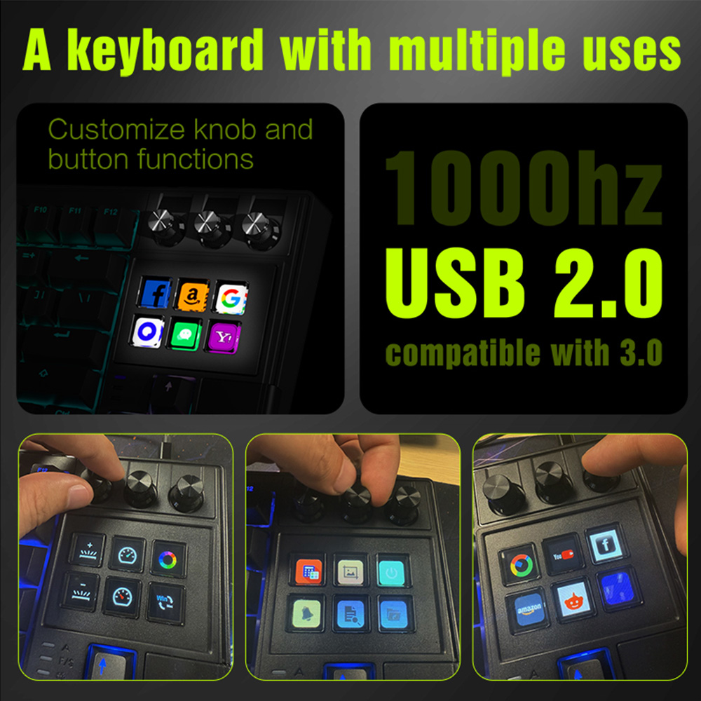 MRSVI K1 PRO Visual LCD AI Key - Gaming Keyboard Thocky review and price