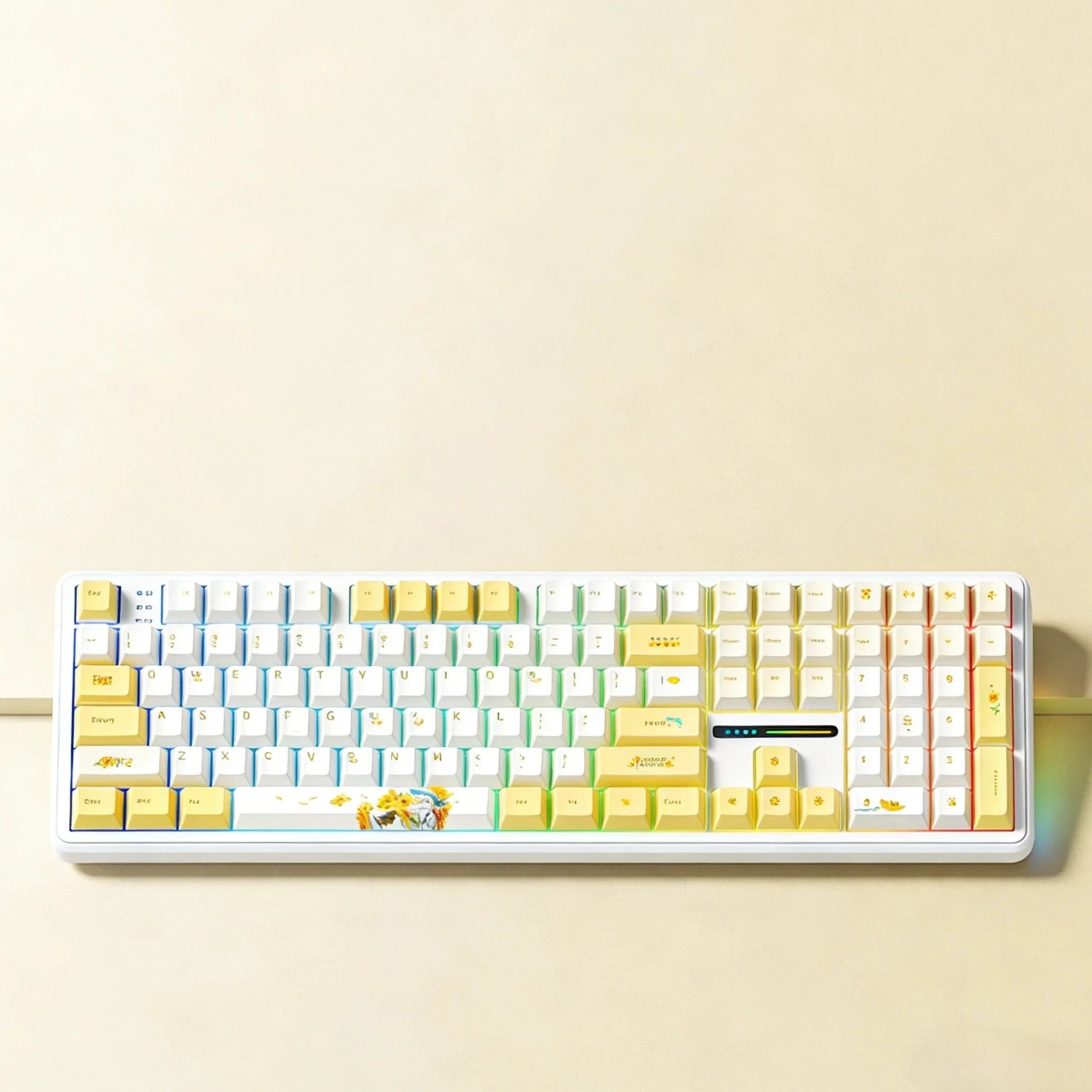 AULA F108 Wireless Keyboard Lo - Gaming Keyboard No Noise review and price