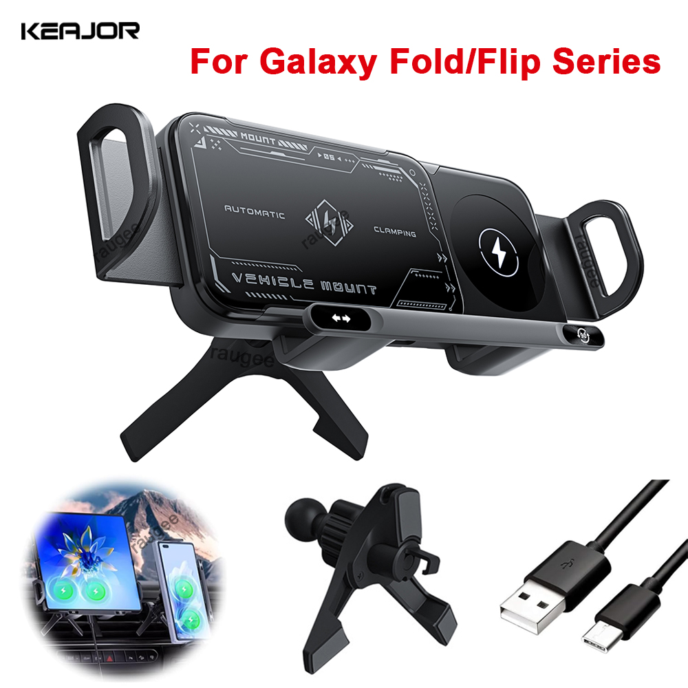 Car Wireless Charger Dual Coil - Coiled Usb Cable review and price