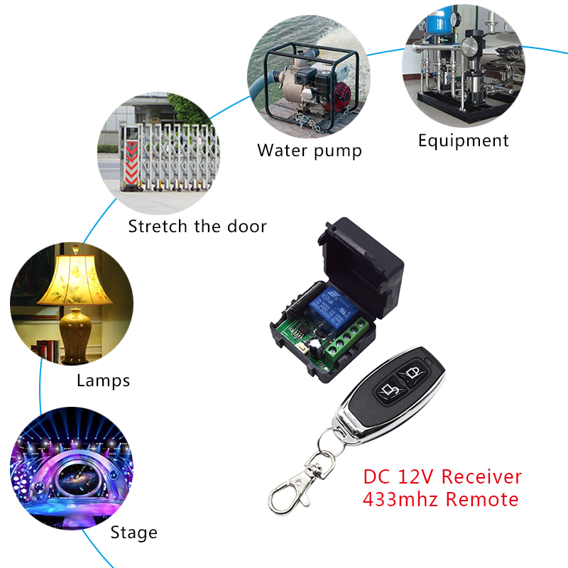 433 MHz DC 12V 24V 1 Channel W - Switch Opener Tool review and price
