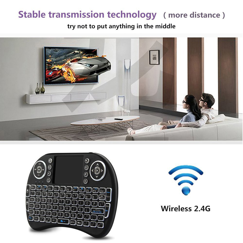 Backlit Mini Wireless Keyboard - Gaming Keyboard Mobile review and price