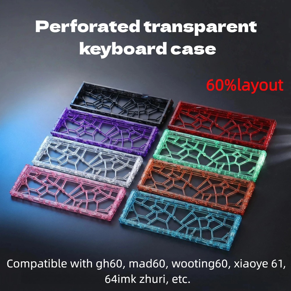 GH60 Keyboard Case Hollow Tran - Hot Swap Pcb review and price