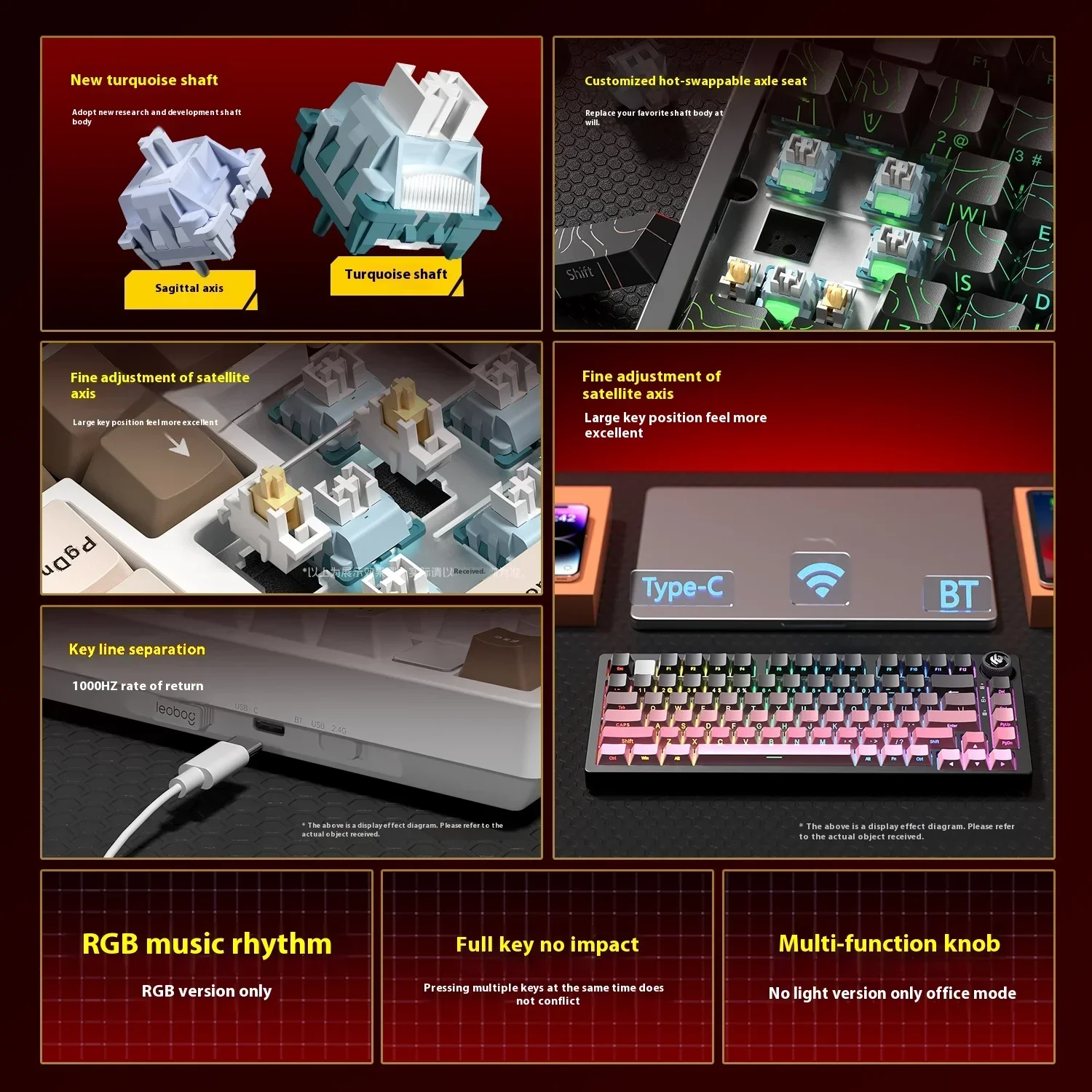 Leobog Hi75C Hi75 Hi75C Pro Al - Gaming Keyboard Bundle review and price