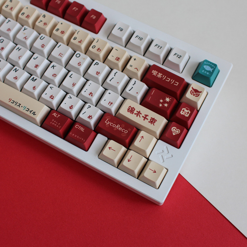 Lycoris Recoil Anime PBT Keyca - Gaming Keyboard Ergonomics review and price